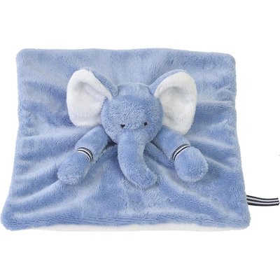 Doudou éléphant Emoji bleu 24cm HAPPY HORSE