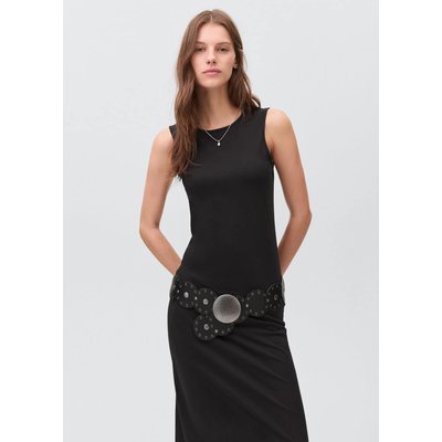 Robe longue en maille MANGO TEEN