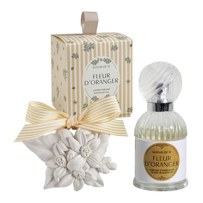 Coffret parfum d'ambiance Fleur d'Oranger MATHILDE M