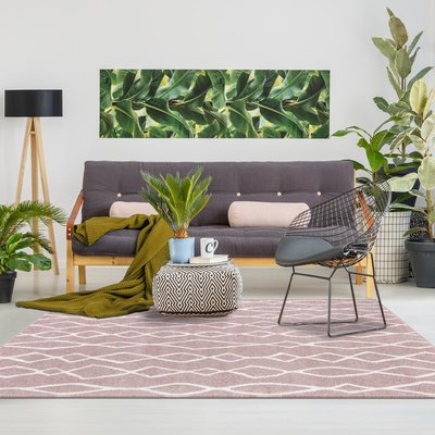 Tapis berbère tissé motif ethnic BALANIO UN AMOUR DE TAPIS