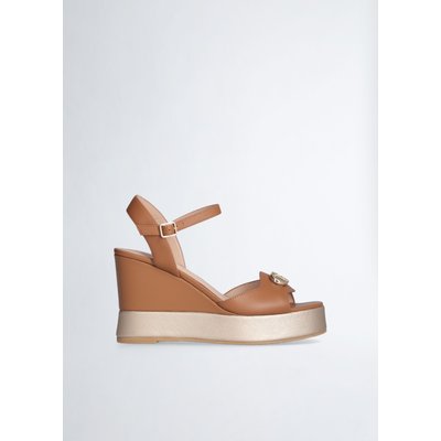 Sandales compensées en cuir LIU JO