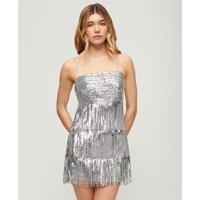 Robe de soirée a frange on sale