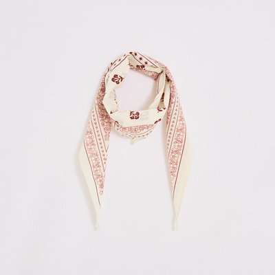 Foulard imprimé fleuri GRAIN DE MALICE