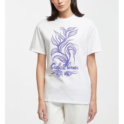 T-shirt Droit Imprimé Galeries Lafayette X Charles De Vilmorin GALERIES LAFAYETTE