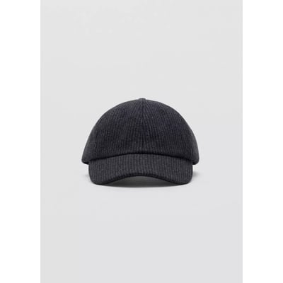 Casquette en drap de laine à rayures MANGO TEEN
