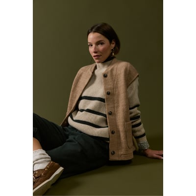 Pull col montant - laine ARMOR-LUX