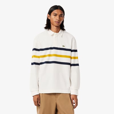 Polo rugby Piqué rayé relaxed fit LACOSTE
