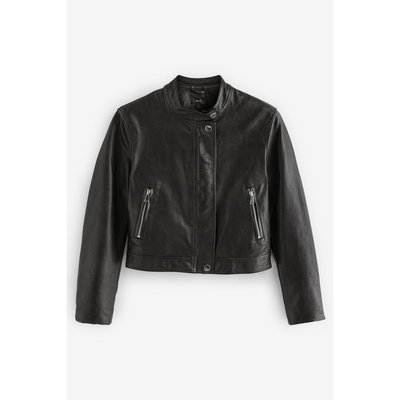 Blouson motard sans col manches longues NEXT