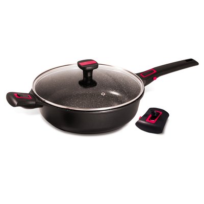 Sauteuse avec couvercle granit Pro céramique 28 cm BAUMALU