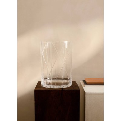 Vase verre soufflé à la main gravé MANGO HOME