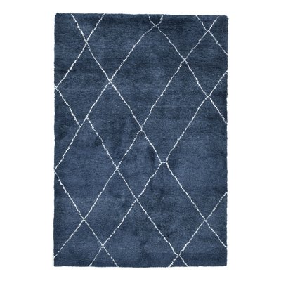 Tapis noué à la main en laine et viscose THEKO