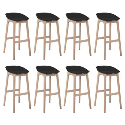 Lot de tabourets de bar en bois 65cm RIVA MOB IN