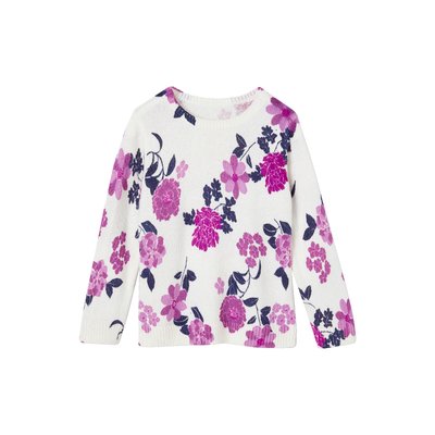 Pull motifs fleurs VERTBAUDET