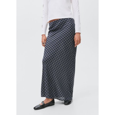 Jupe longue carreaux MANGO TEEN
