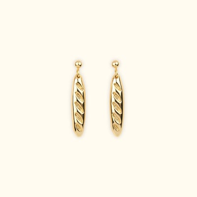 Boucles d'oreilles BAGUETTE COUCOU SUZETTE
