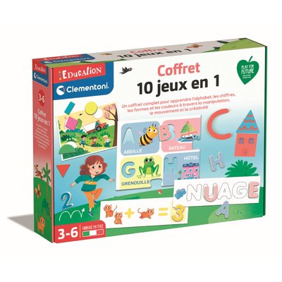 Coffret 10 jeux en 1 CLEMENTONI