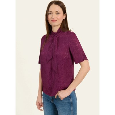 Chemise fluide satinée à motifs FLAVIE NAF NAF