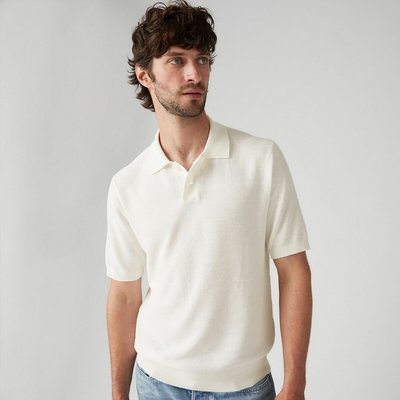 Polo en maille coton et lin LEVI'S