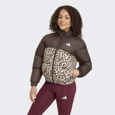 Daunenjacke ohne Kapuze, Leopardenmuster ADIDAS SPORTSWEAR