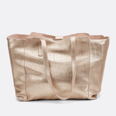 Sac cabas souple en cuir irisé LA REDOUTE COLLECTIONS