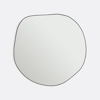 Miroir forme organique, longueur 80 cm, hauteur 80 cm, ORNICA LA REDOUTE INTERIEURS