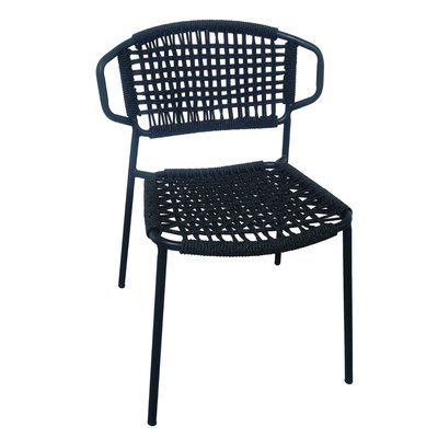 Chaise en métal et corde, Flores GECKO JARDIN