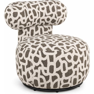 Fauteuil lounge à motif tissé RECOLLECTION