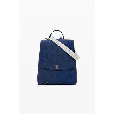 Petit sac à dos à rabat avec gravures DESIGUAL