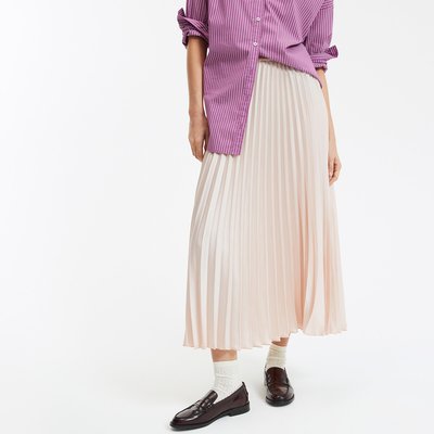 Jupe plissée longue taille élastiquée LA REDOUTE COLLECTIONS