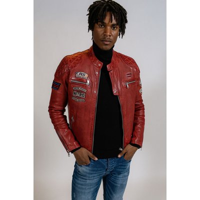 Blouson en cuir  NITRO BARCELONA REDSKINS