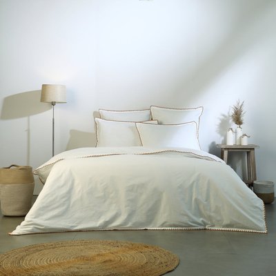 Parure + taies 65x65 percale ZOÉ FEBRONIE