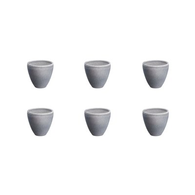 Lot de 6 tasses en grès, STONE BJORN