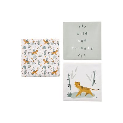 Lot de 3 toiles HANOÏ VERTBAUDET