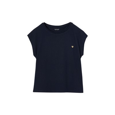 Tee-shirt uni Basics manches courtes VERTBAUDET