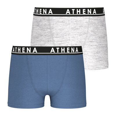Boxers, lot de 2, citypack easy color ATHENA
