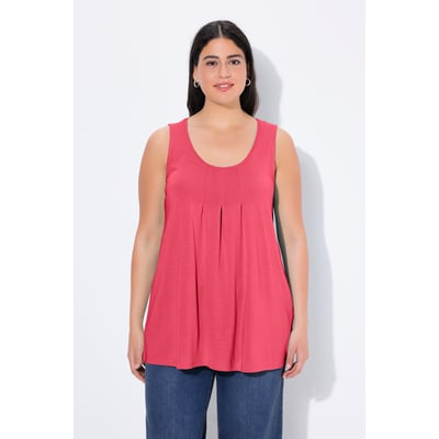 Top, plis fantaisie, ligne A, sans manches ULLA POPKEN