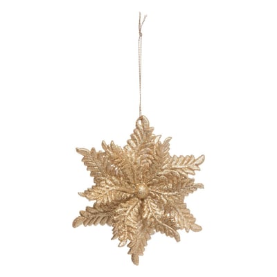 Décoration de sapin fleur cuivre 11cm ATMOSPHERA