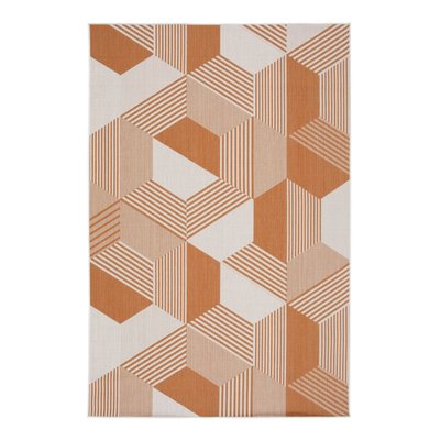 Tapis intérieur extérieur en fibres recyclées ROMAN AFK LIVING