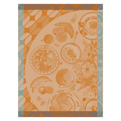 Torchon en Coton, BRUNCH GOURMAND LE JACQUARD FRANCAIS