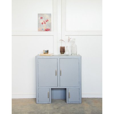 Meuble de rangement gris Michel N°354 - Bon état DEBONGOUT