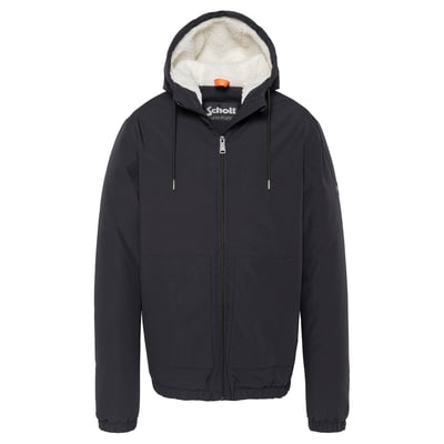 Blouson à capuche doublé sherpa SCHOTT