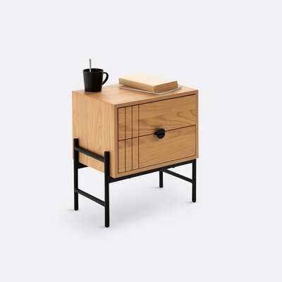 Clara 2-Drawer Bedside Table LA REDOUTE INTERIEURS