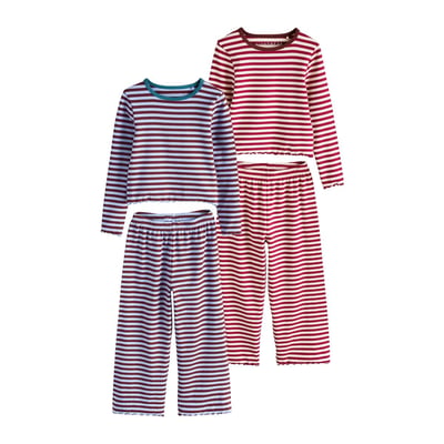 Pyjama large à rayures, lot de 2 NEXT