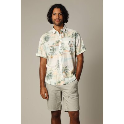 Chemise oversize en lin avec imprimé jungle ARLO DEELUXE