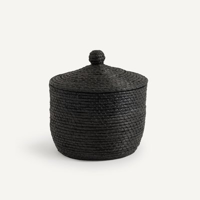 Honoka Woven Straw Basket with Lid AM.PM