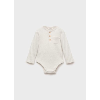 Body coton rayures MANGO BABY