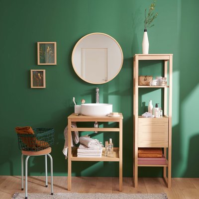Meuble simple +vasque +miroir +colonne HOPP MOB IN