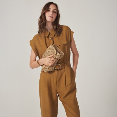 Combinaison pantalon lyocell lin, Signature ENEA LA REDOUTE COLLECTIONS