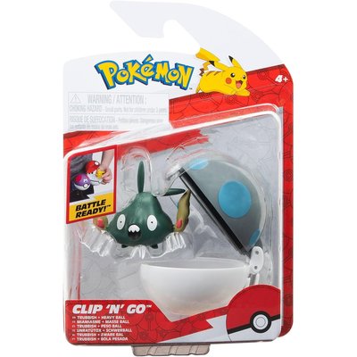 Clip'n'Go Poké Balls Unratütox & Balle lourde JAZWARES