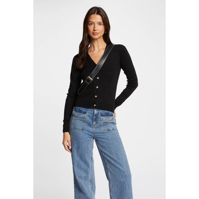 Gilet manches longues dentelle MORGAN